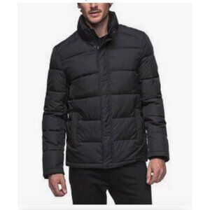 Andrew Marc New Mens Black Full Zip Puffer Jacket Coat Size XL NWT